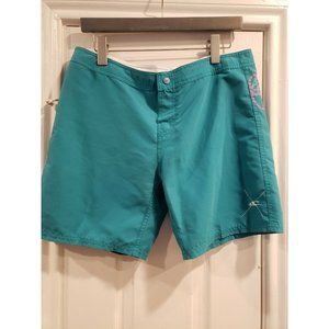 O'Neil Boardshorts Teal Women's Size 9  Surf Shorts